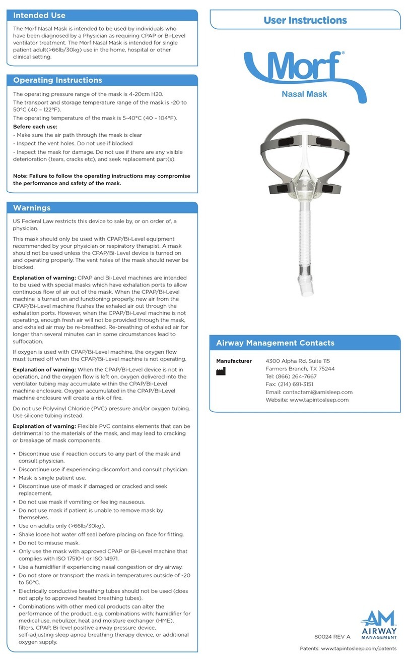 Airway Morf User instructions