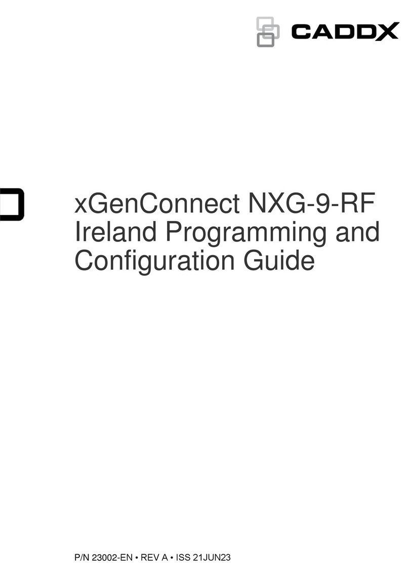 CADDX xGenConnect NXG-9-RF User manual