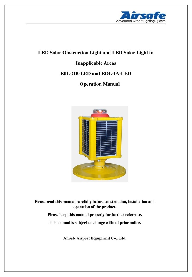 Airsafe E0L-OB-LED User manual