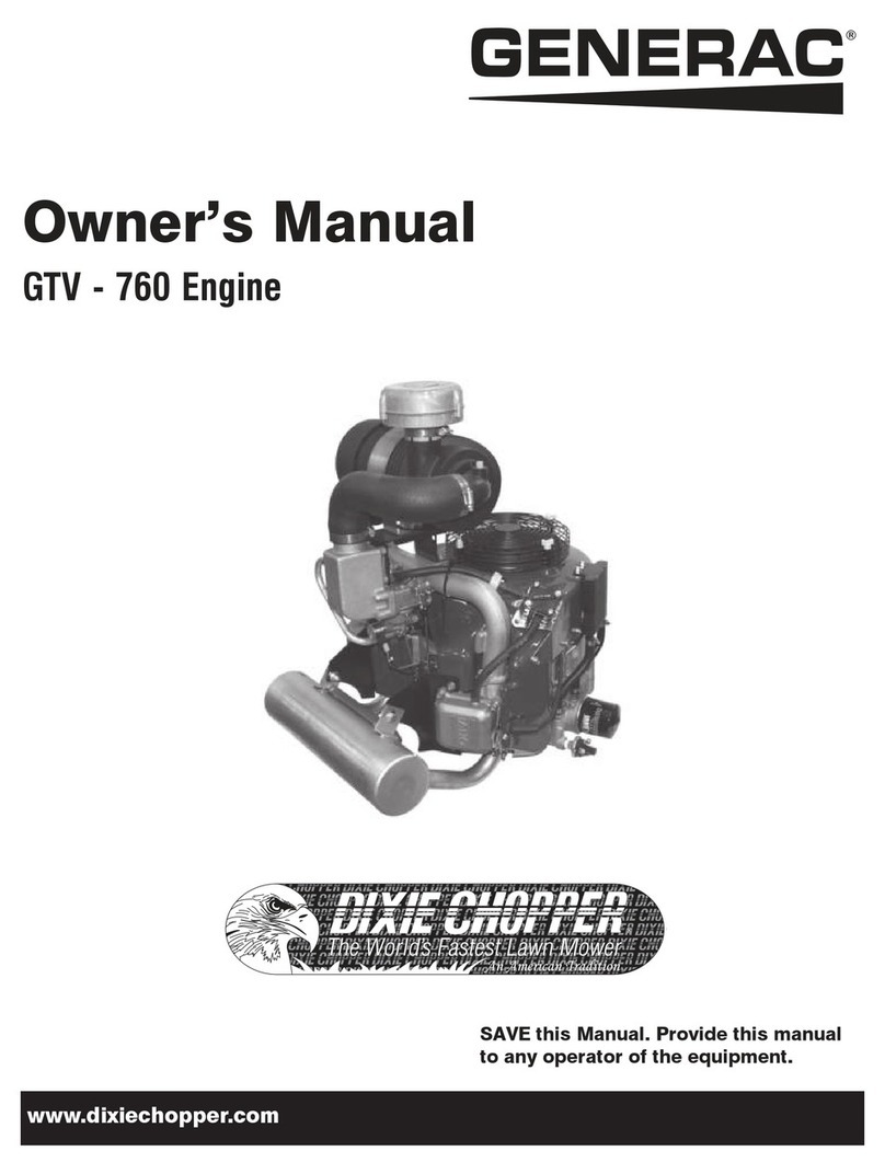 Generac Power Systems GTV-760 User manual