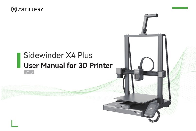 Artillery Sidewinder X4 Plus user manual