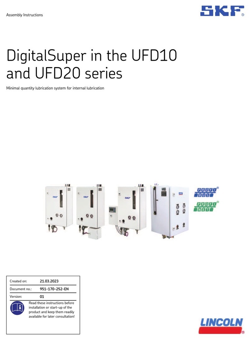 Lincoln SKF DigitalSuper UFD10 Series Assembly instructions
