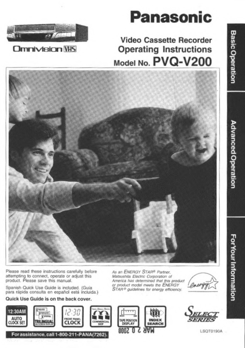 Panasonic OmniVision PV-QV200 User manual