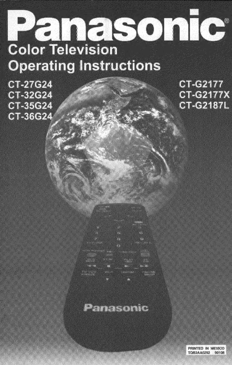 Panasonic CT-27G24 User manual