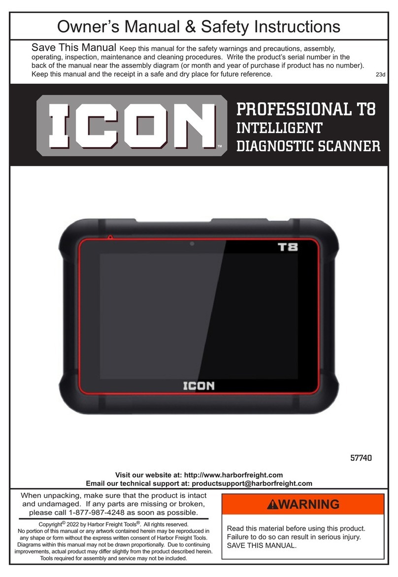 ICON PROFESSIONAL T8 Owner's manual & safety instructions