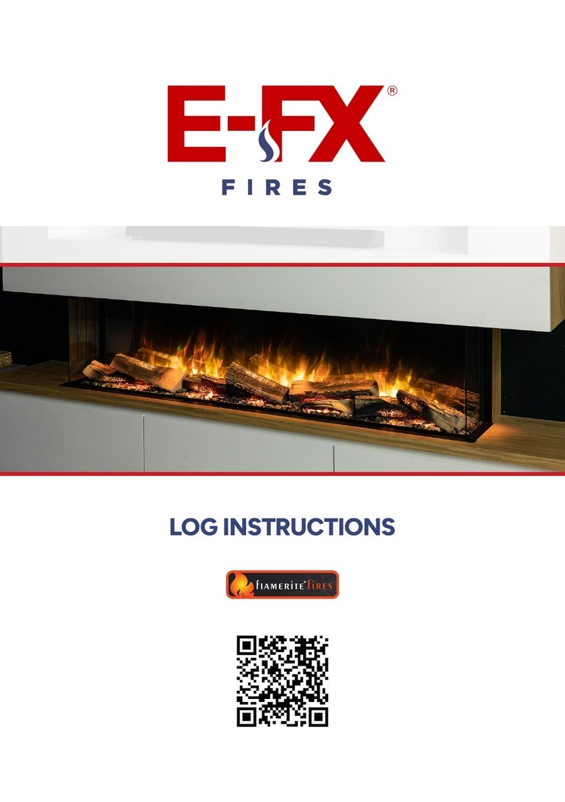 Flamerite Fires E-FX 1000 Installation, Precautions & Servicing