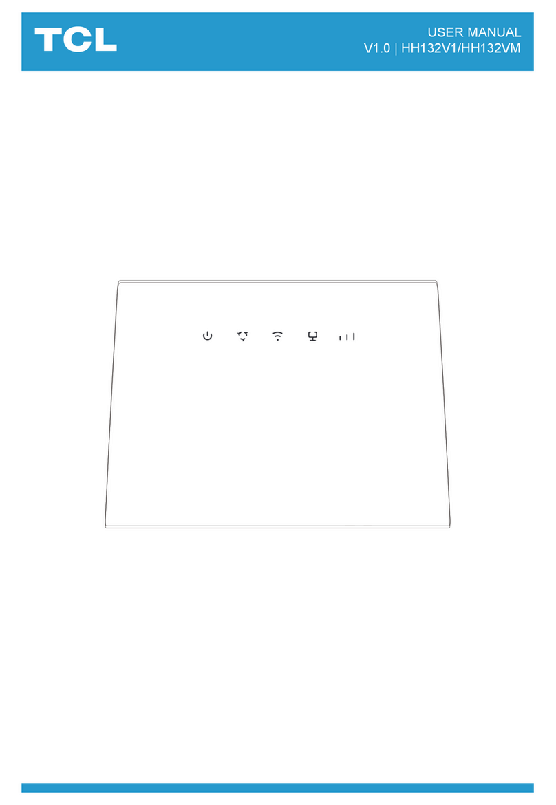 TCL HH132V1 User manual
