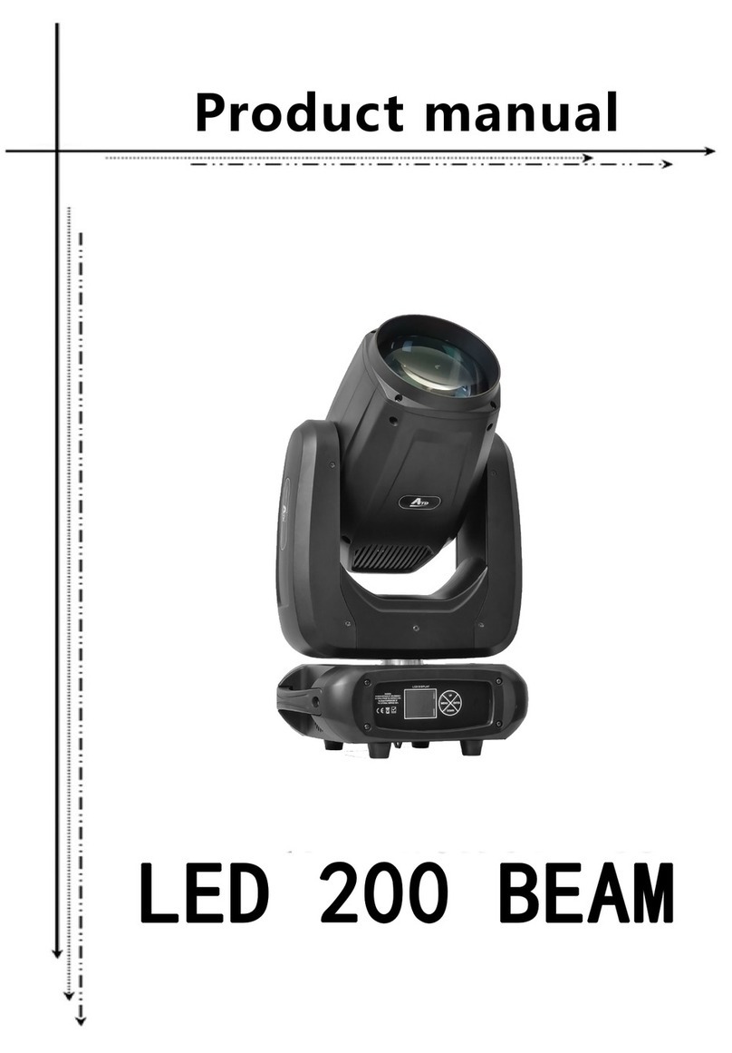 ATD Tools LED 200 BEAM User manual