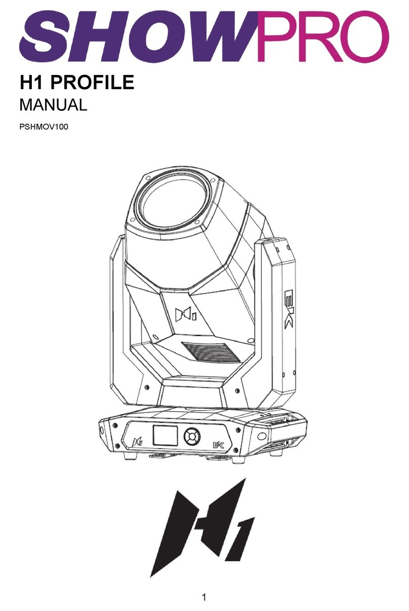 ShowPro H1 PROFILE manual