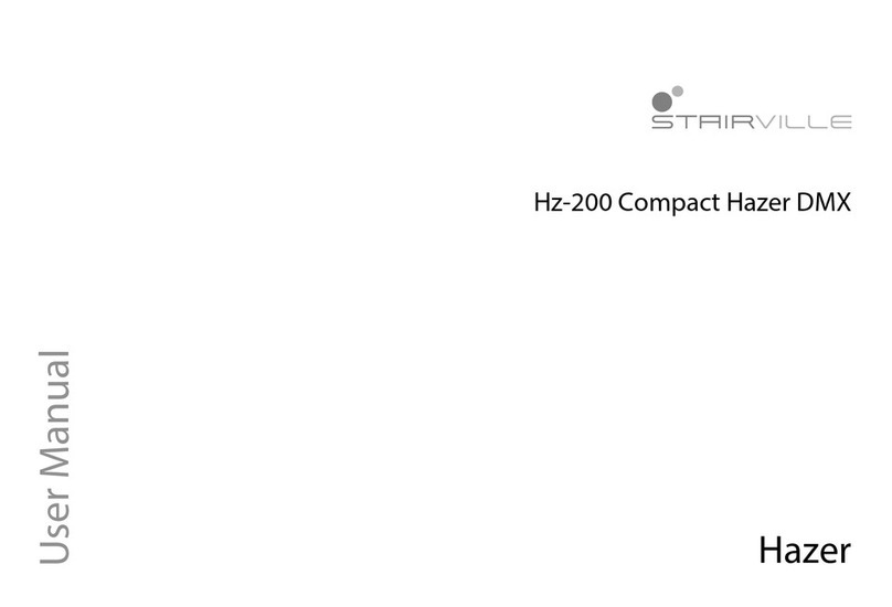 thomann STAIRVILLE Hz-200 Compact Hazer DMX User manual