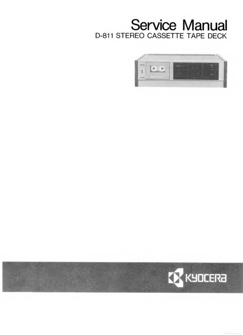 Kyocera D-811 User manual