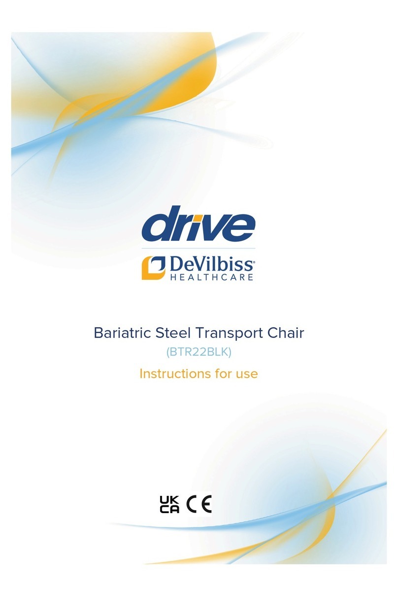 Drive DeVilbiss Healthcare BTR22BLK Instructions for use Drive DeVilbiss Healthcare BTR22BLK Instructions for use