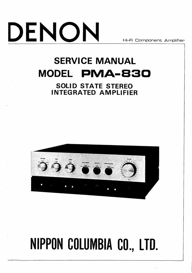 Denon PMA-830 Service manual