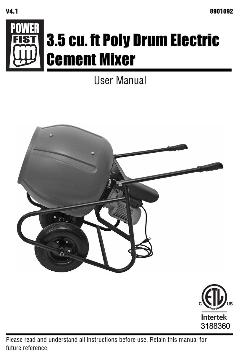 Power Fist 8901092 user manual