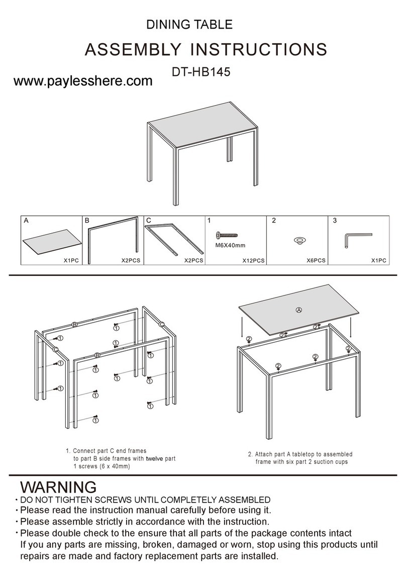 Best Office DT-HB145 Assembly instructions