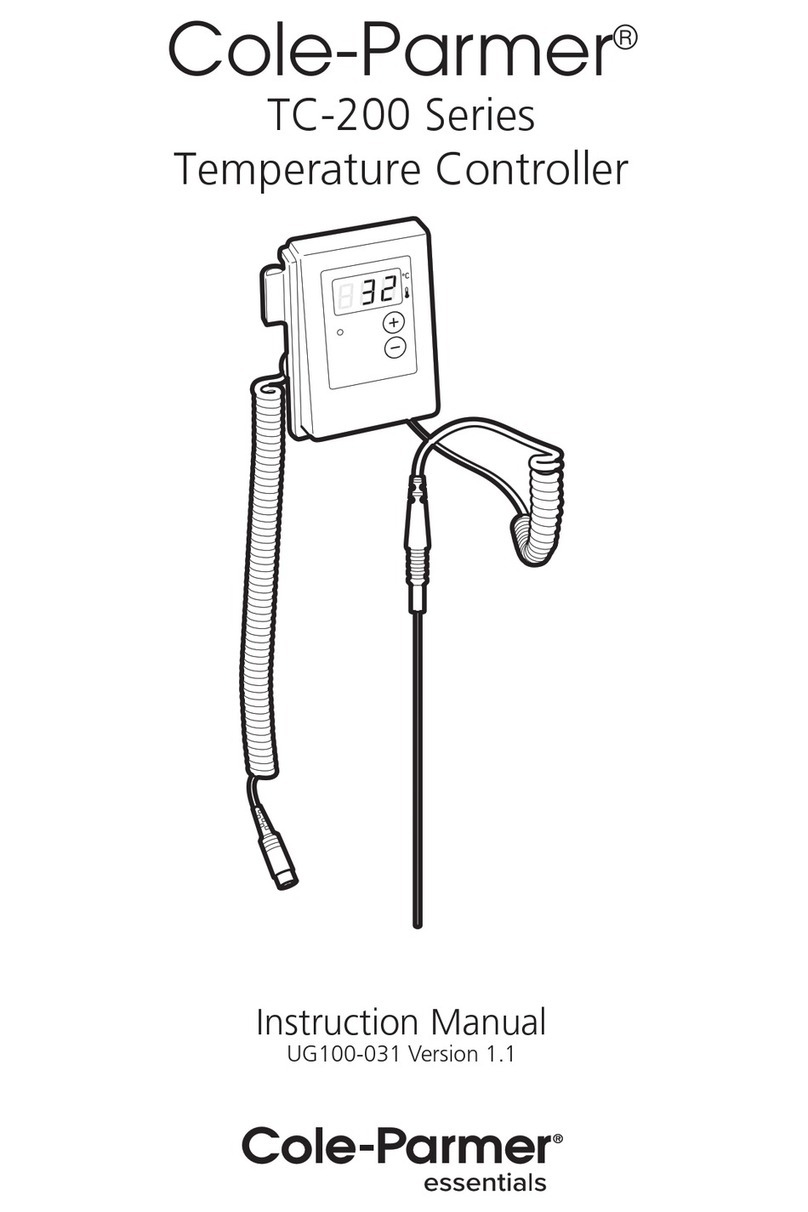 Cole Parmer TC-200 Series User manual
