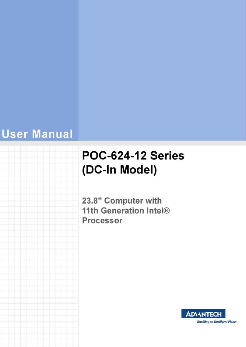 Advantech POC-624-12 Series User manual