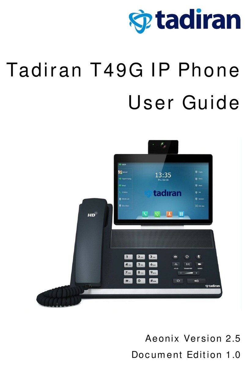 Tadiran Telecom T49G User manual