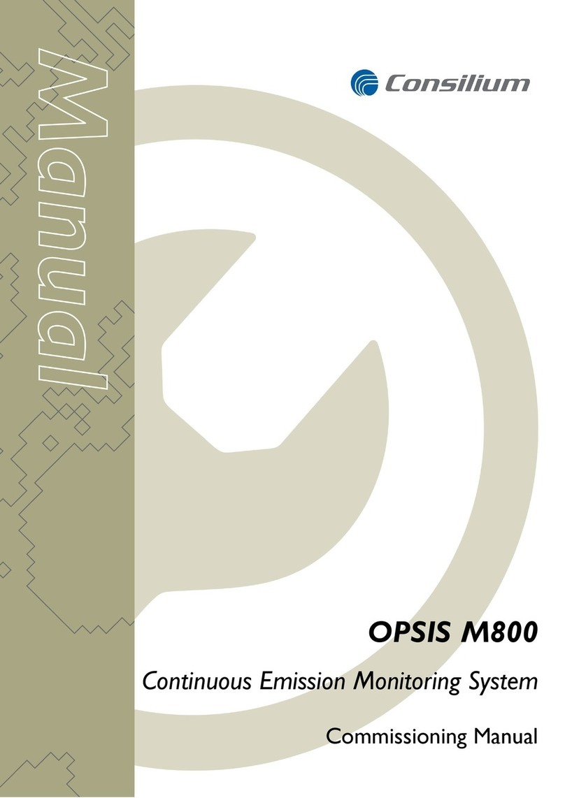 Consilium OPSIS M800 Commissioning manual