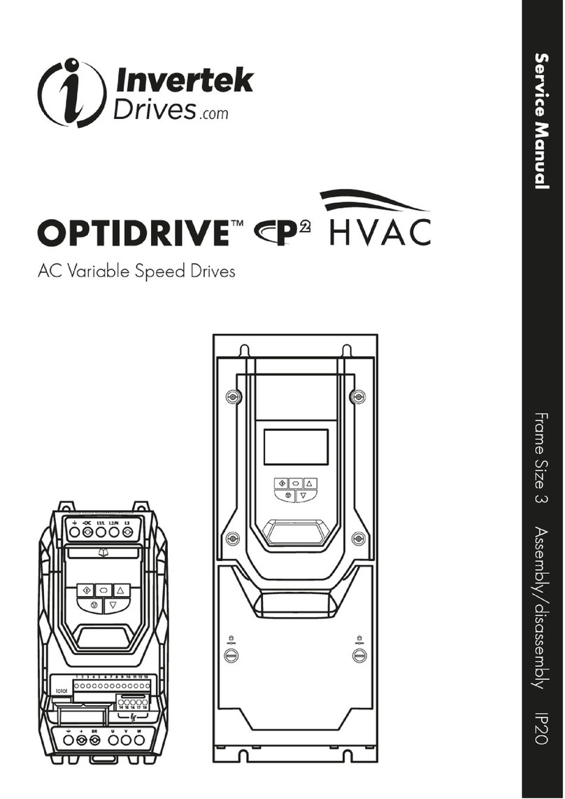 Invertek Drives Optidrive P2 User manual