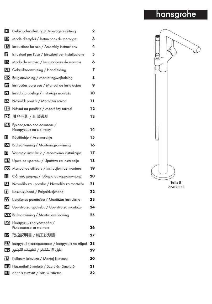 Hans Grohe Axor Talis S 72412000 Manual