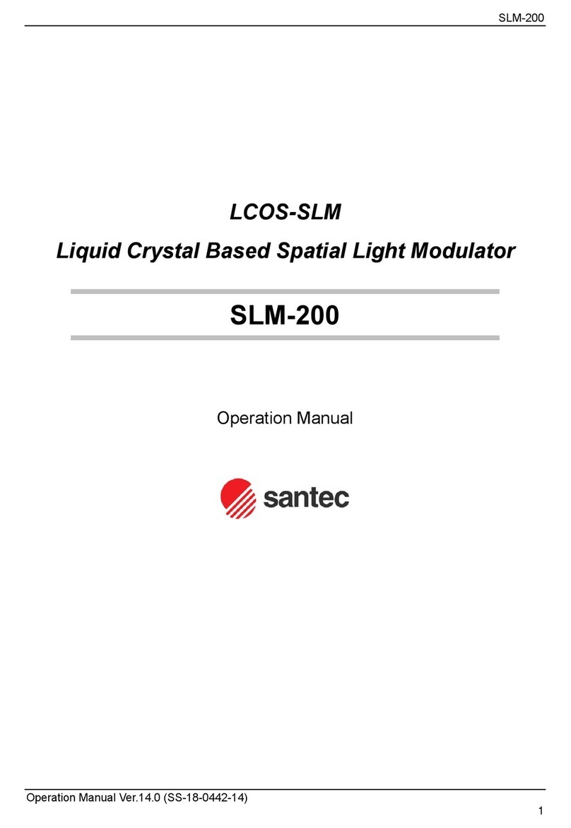 Santec LCOS-SLM SLM-200 User manual