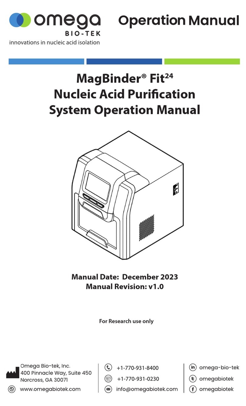 Omega Bio-Tek MagBinder Fit24 Operation manual