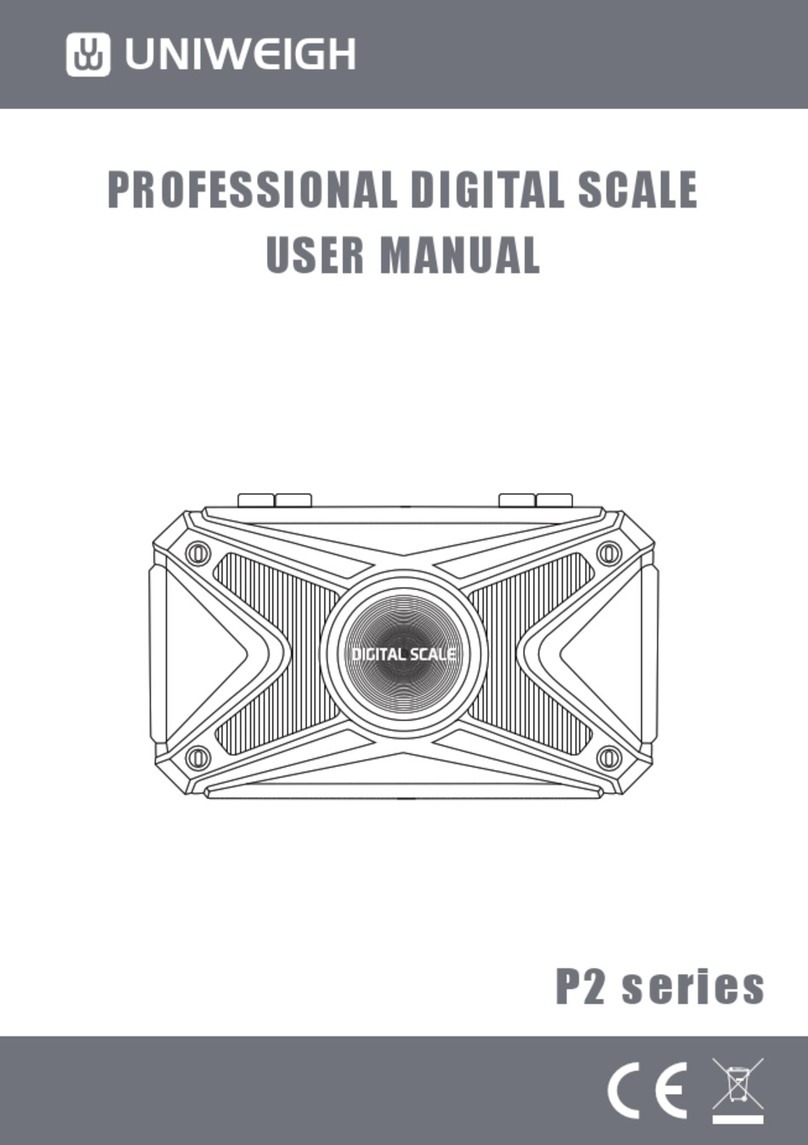 UNIWEIGH P2 Series user manual
