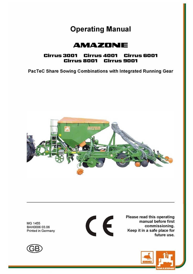 Amazone Cirrus 3001 User manual