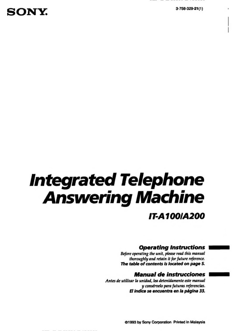 Sony IT-A100 User manual