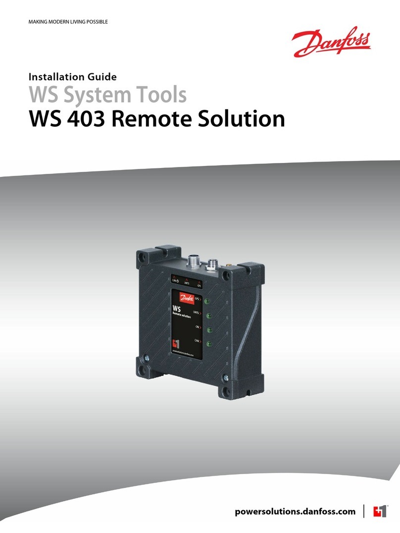 Danfoss WS 403 User manual