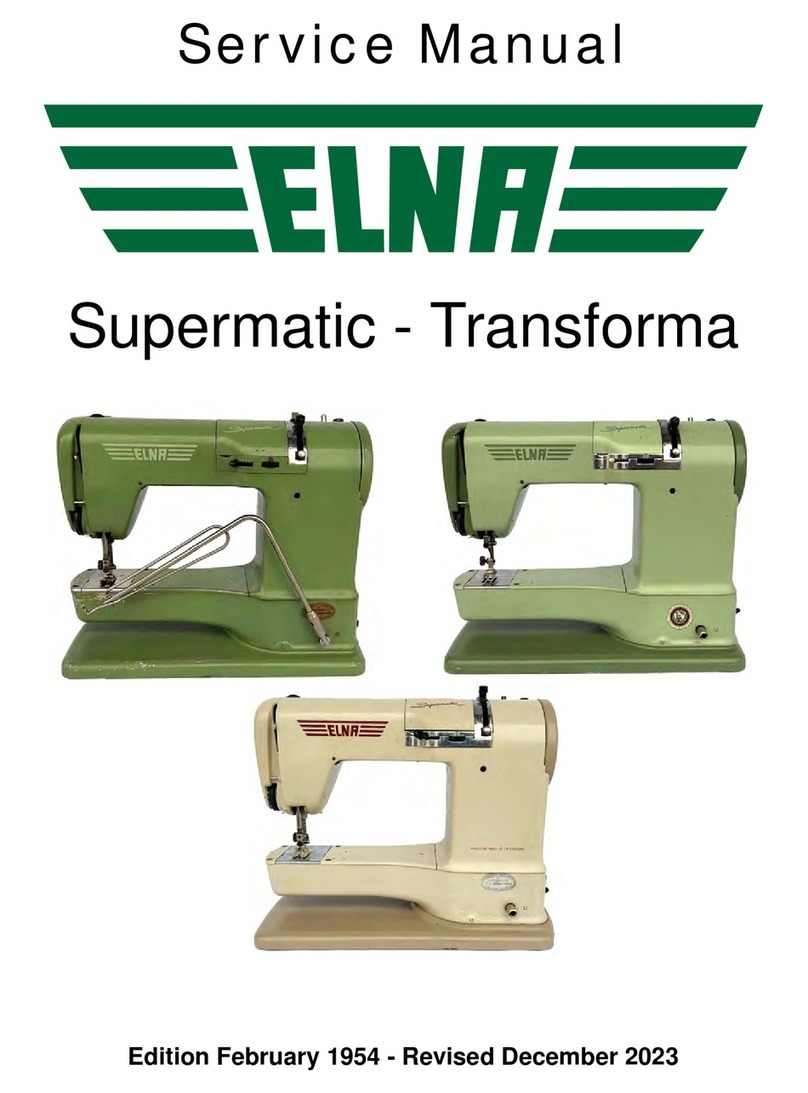 ELNA Supermatic User manual