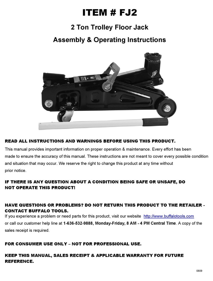 Buffalo Tools FJ2 Assembly & operating instructions
