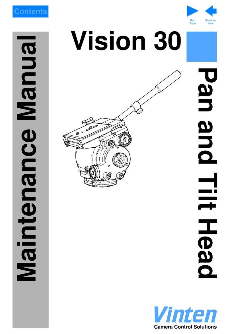 Vinten Vision 30 Maintenance manual