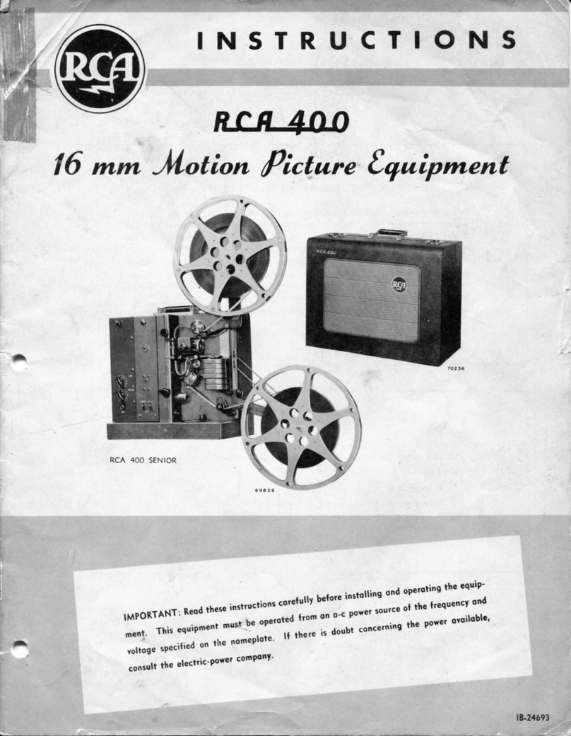 RCA 400 User manual