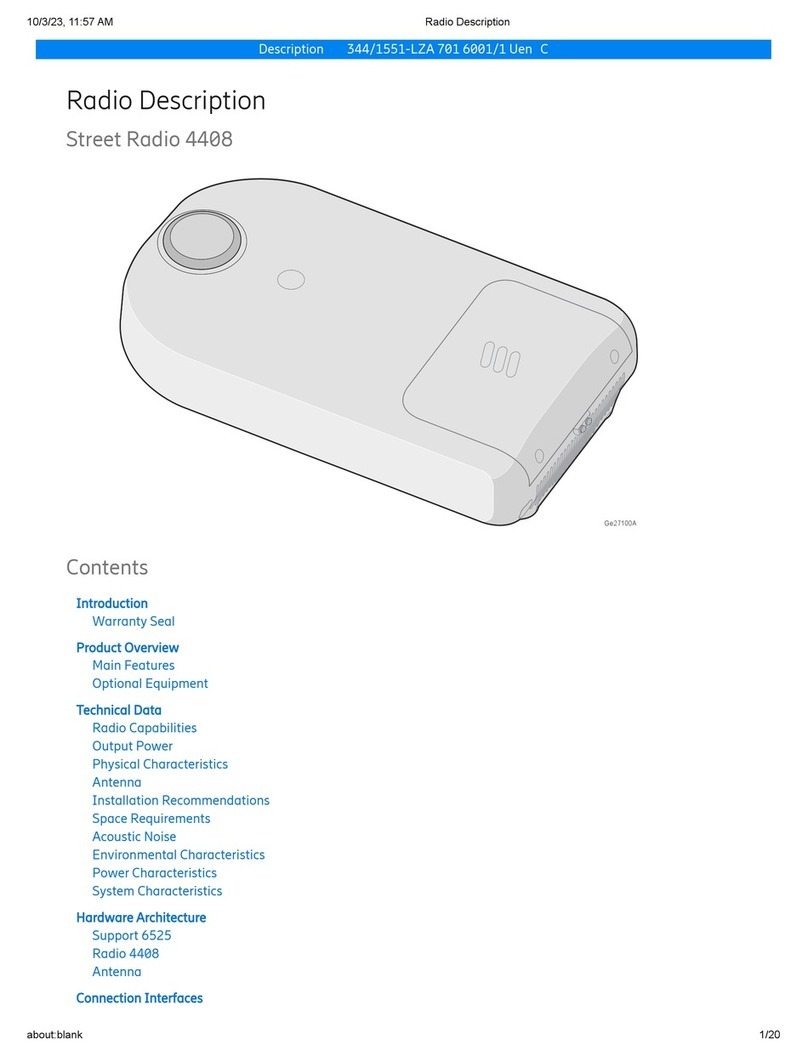 Ericsson 4408 Operating and installation instructions