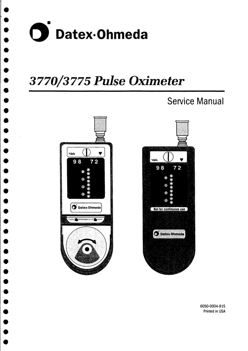 Datex-Ohmeda 3770 Service manual