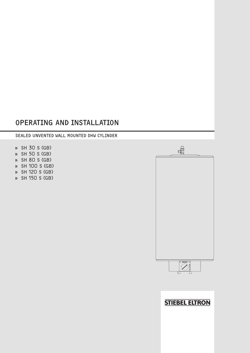 STIEBEL ELTRON SH 30 S User manual