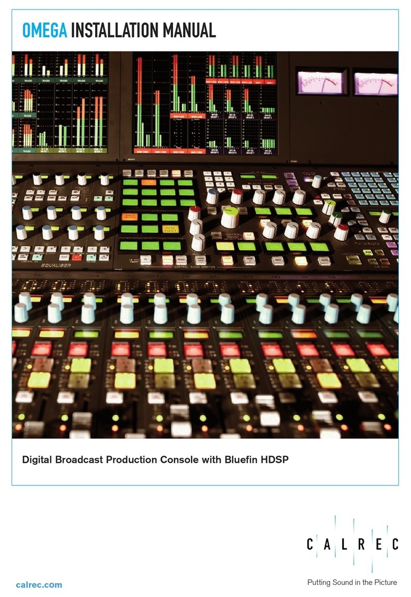 Calrec OMEGA installation manual