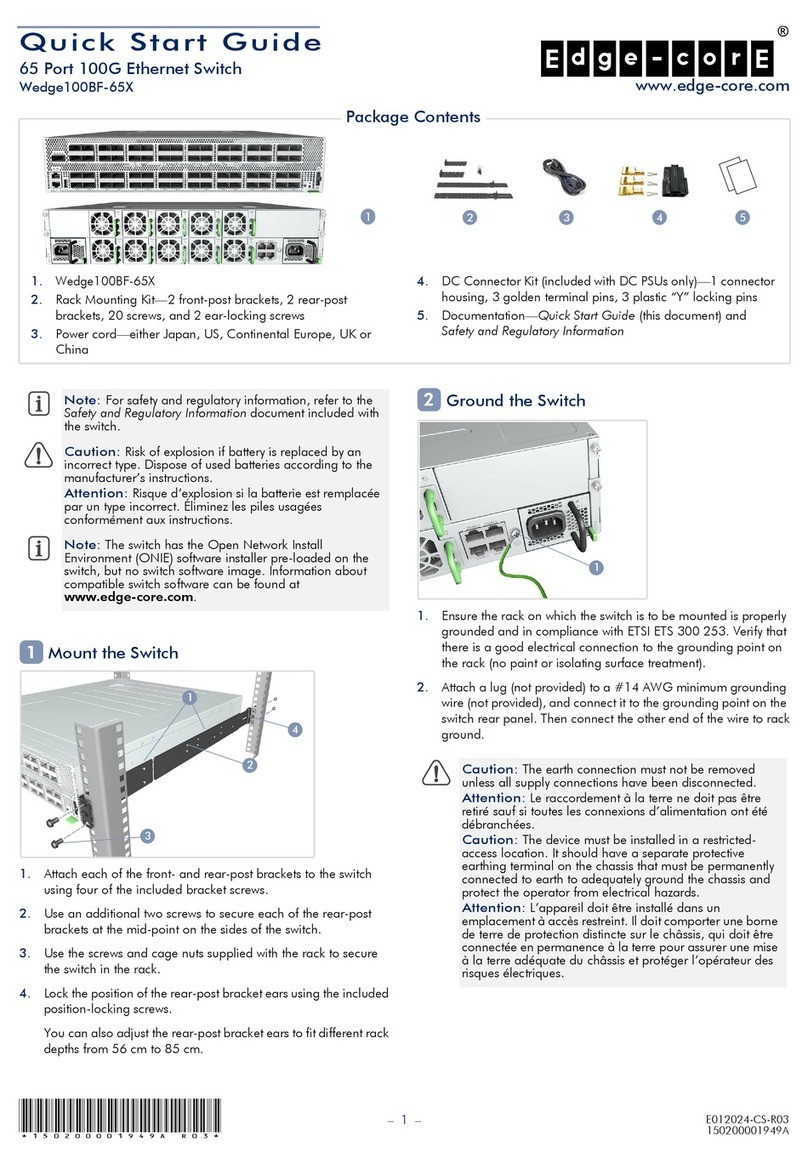 Edge-Core Wedge100BF-65X quick start guide