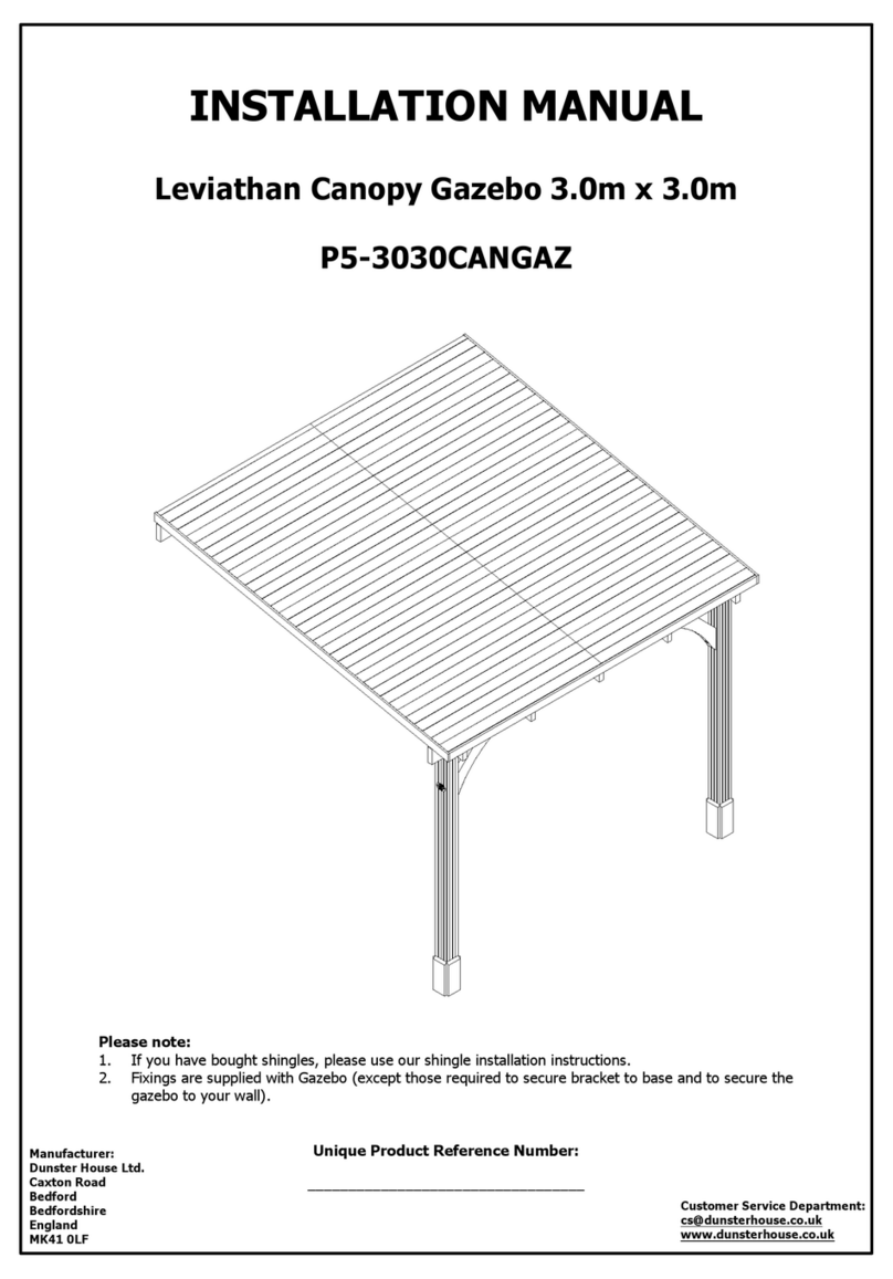 Dunster House P5-3030CANGAZ User manual