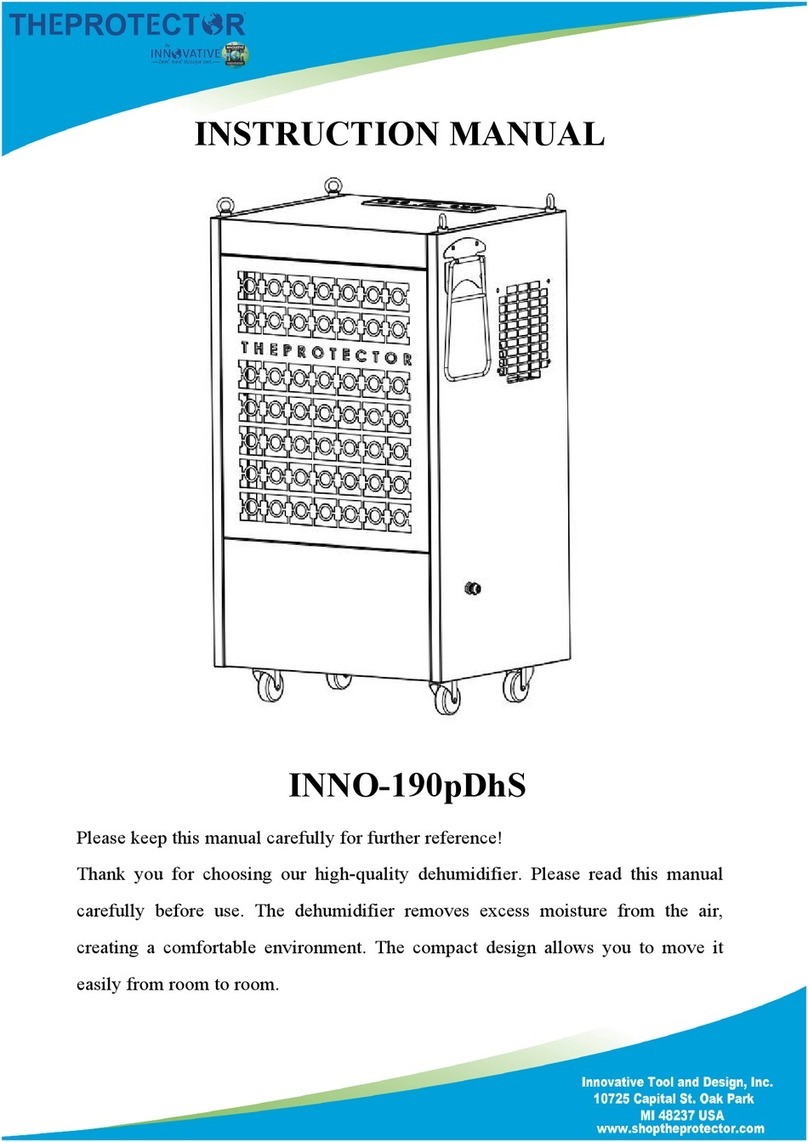 Innovative THEPROTECTOR INNO-190pDhS instruction manual