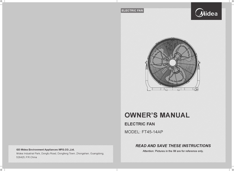 Midea FT45-14AP owner's manual Midea FT45-14AP owner's manual