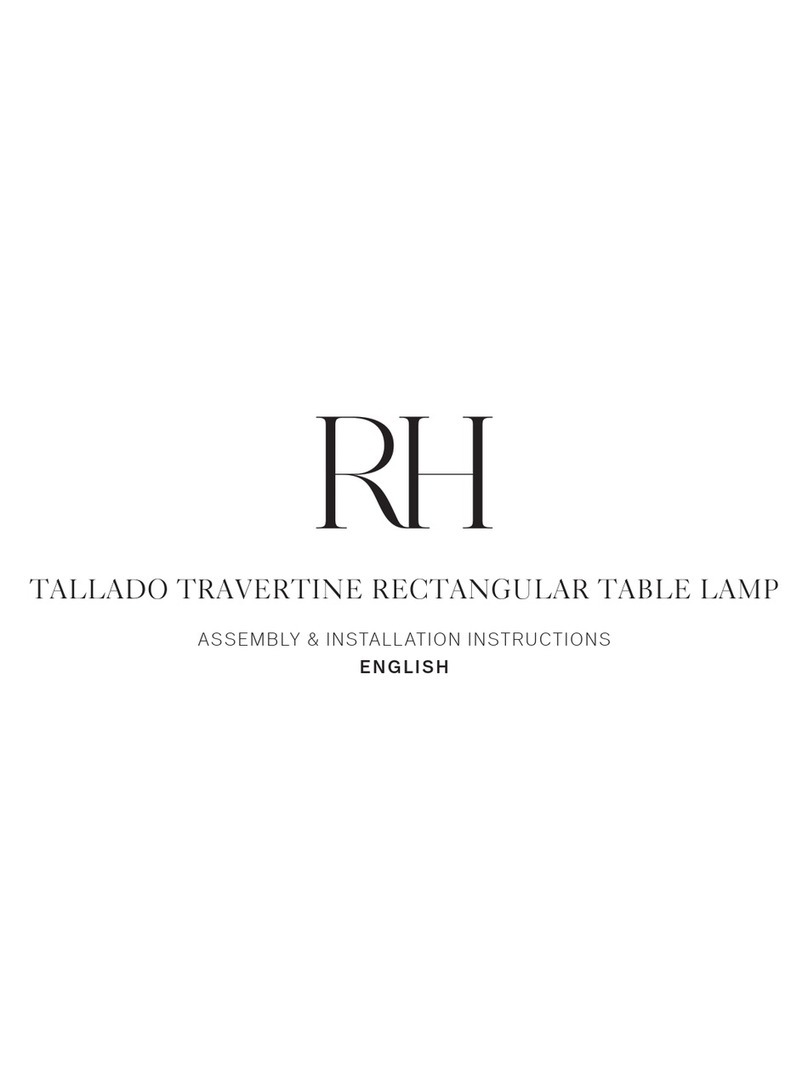 RH TALLADO TRAVERTINE Programming manual
