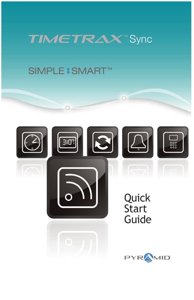 Pyramid SIMPLE SMART TIMETRAX Sync quick start guide