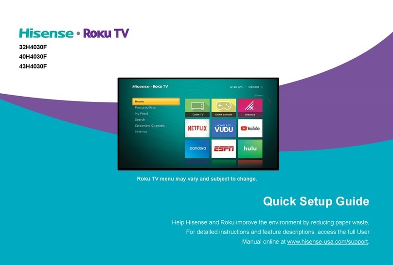 Hisense 32H4030F User manual