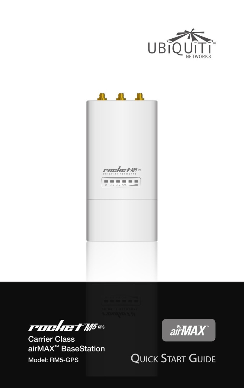 Ubiquiti M5 GPS Rocket M Series User manual Ubiquiti M5 GPS Rocket M Series User manual
