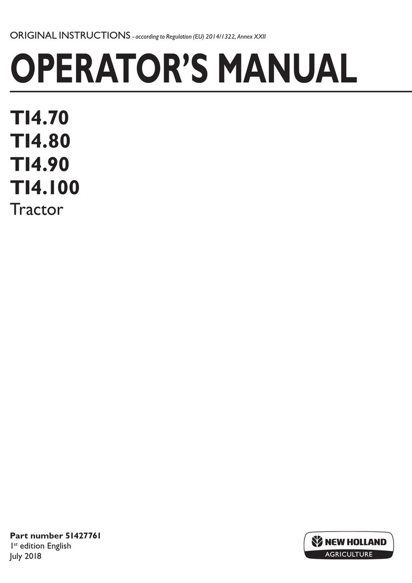 New Holland TI4.70 User manual