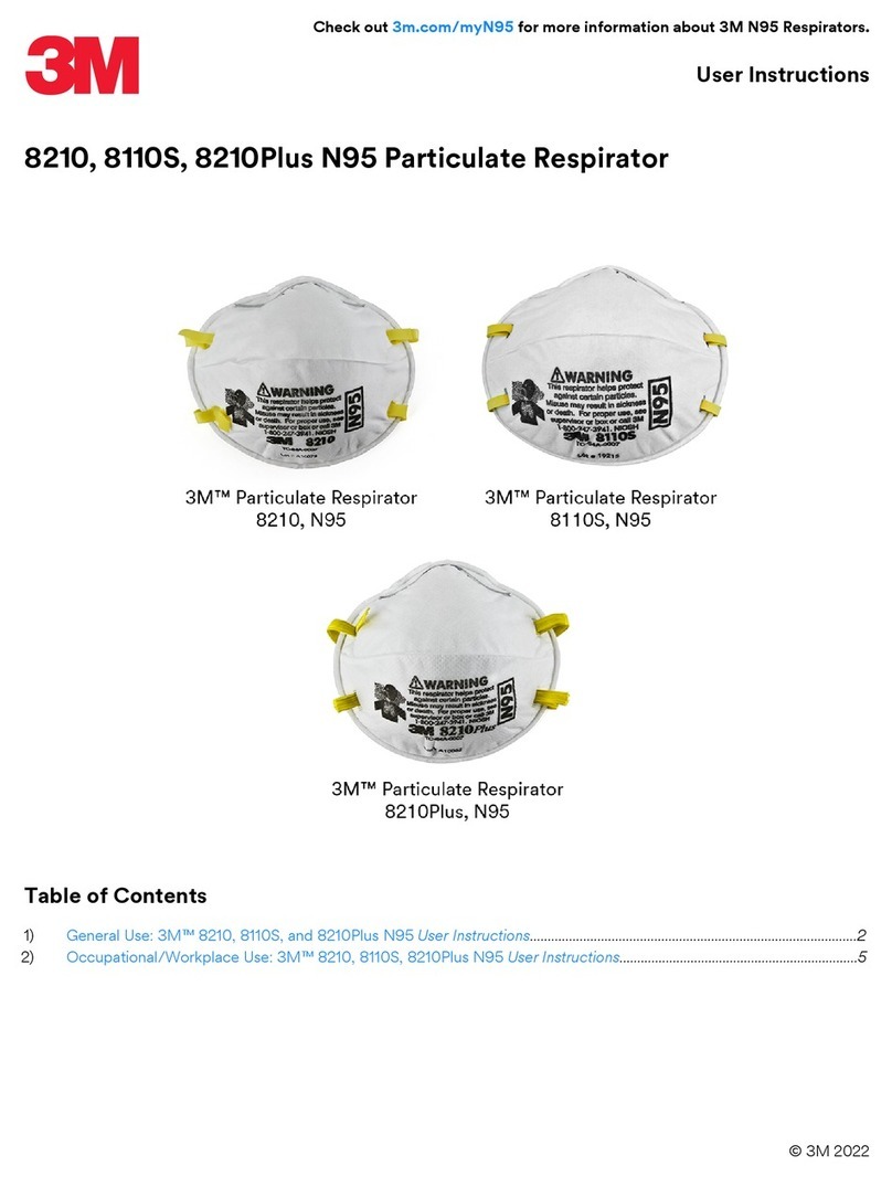 3M 8210 User instructions