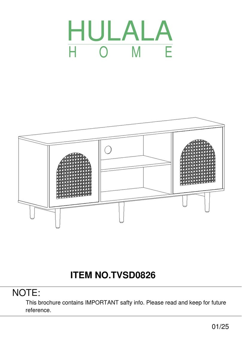 HULALA HOME TVSD0826 manual